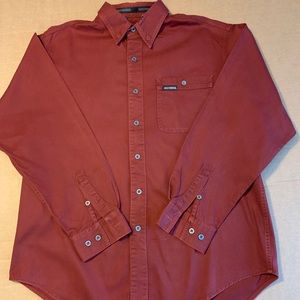 Harley Davidson Mens Long Sleeve Collared Shirt L